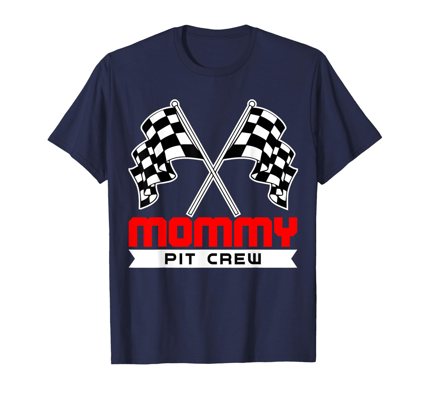 Pit Mom Crew Funny Mommy Racing Race Car Costume Women Gifts T-Shirt