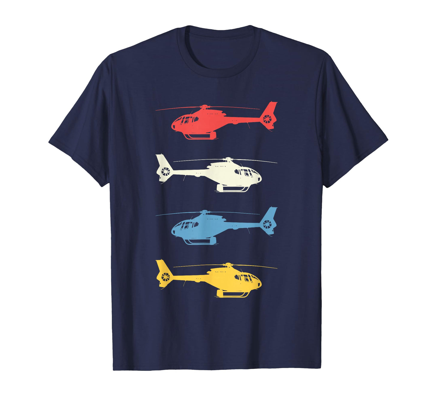 Helicopter Pilot Vintage Aviation Flying Helicopters Pilots T-Shirt