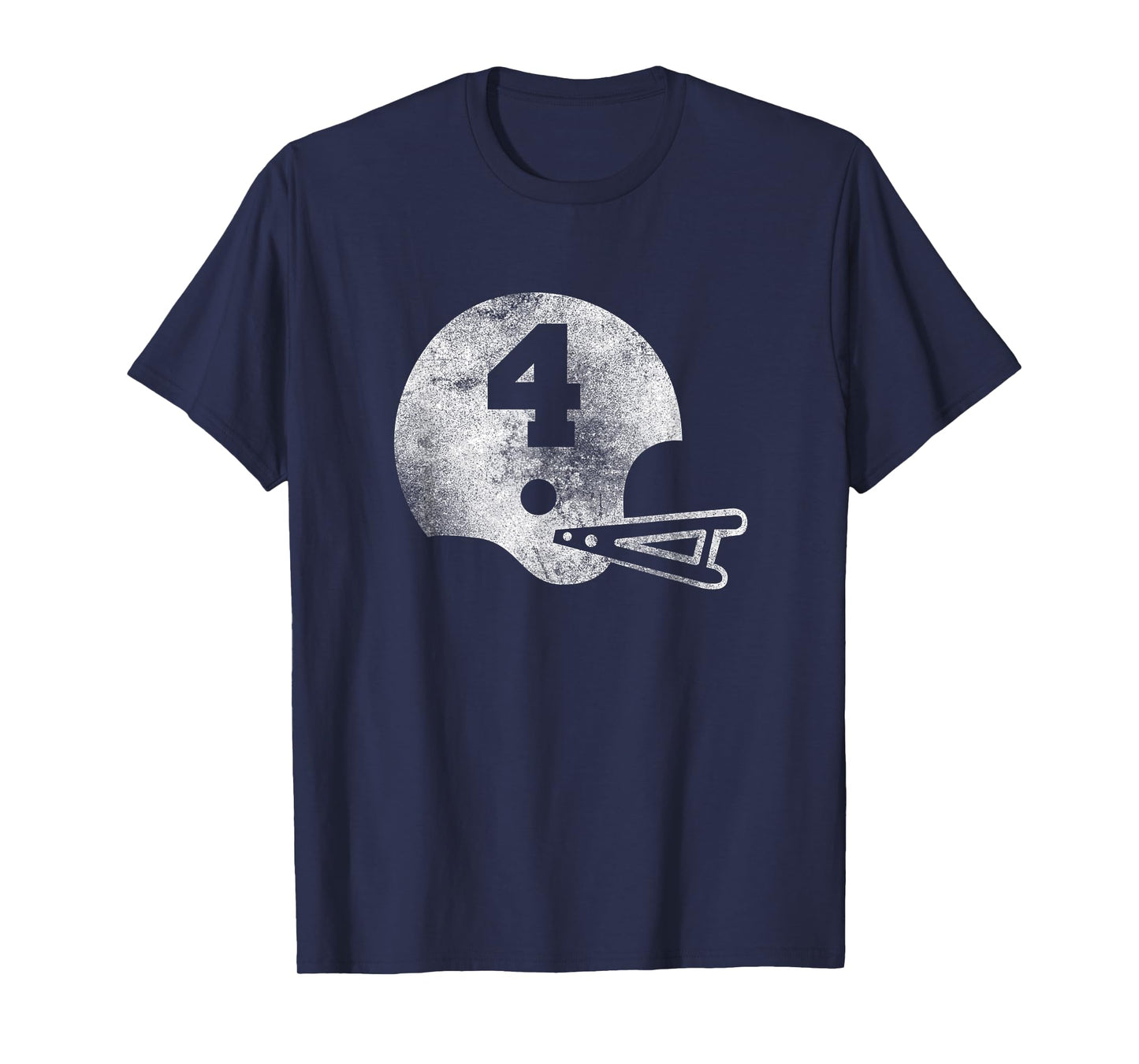 Vintage Football Jersey Number 4 T-Shirt Player Number T-Shirt
