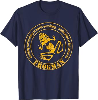 Frogman Diver T-shirt (Distressed) T-Shirt