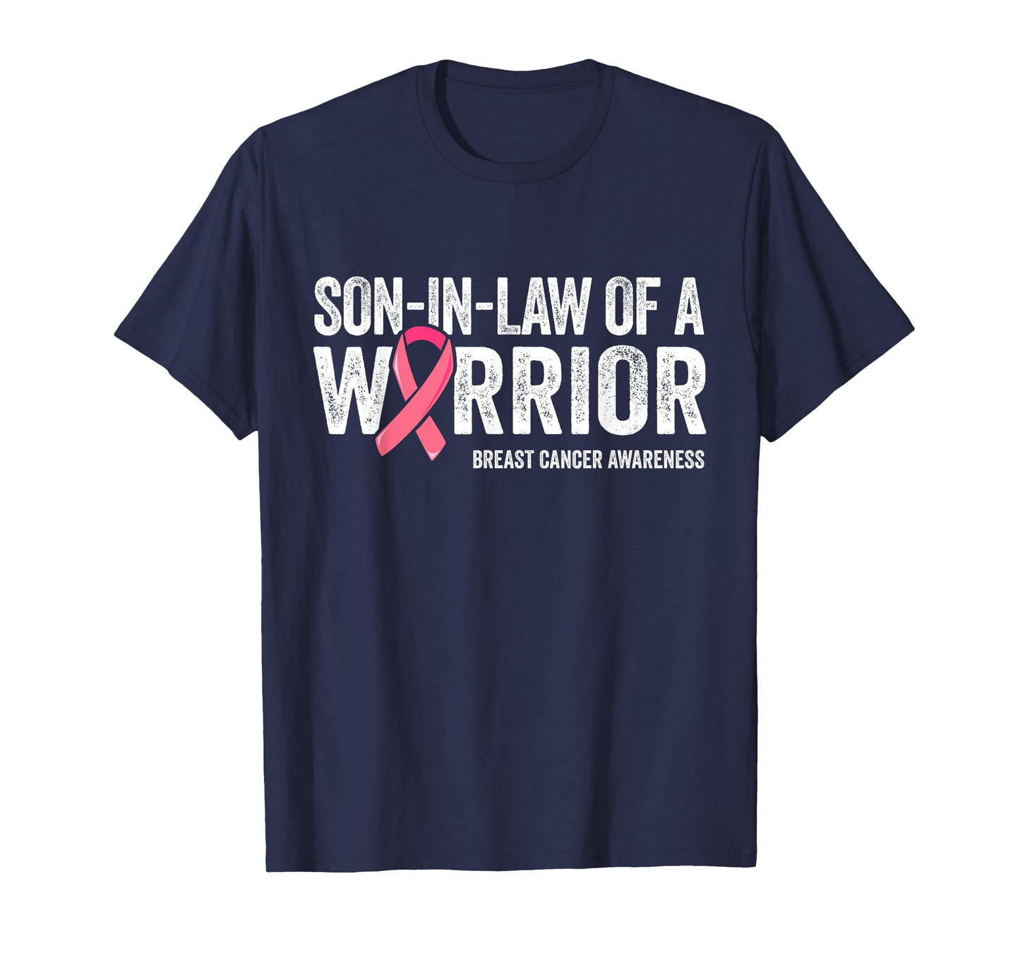 Son In Law Of A Warrior Shirt, Women Mom Breast Cancer Mom T-Shirt