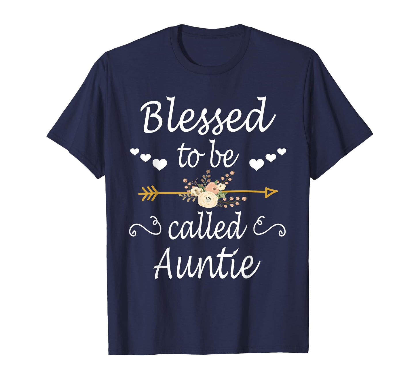 Blessed To Be Called Auntie Shirt Mothers Day Gifts T-Shirt