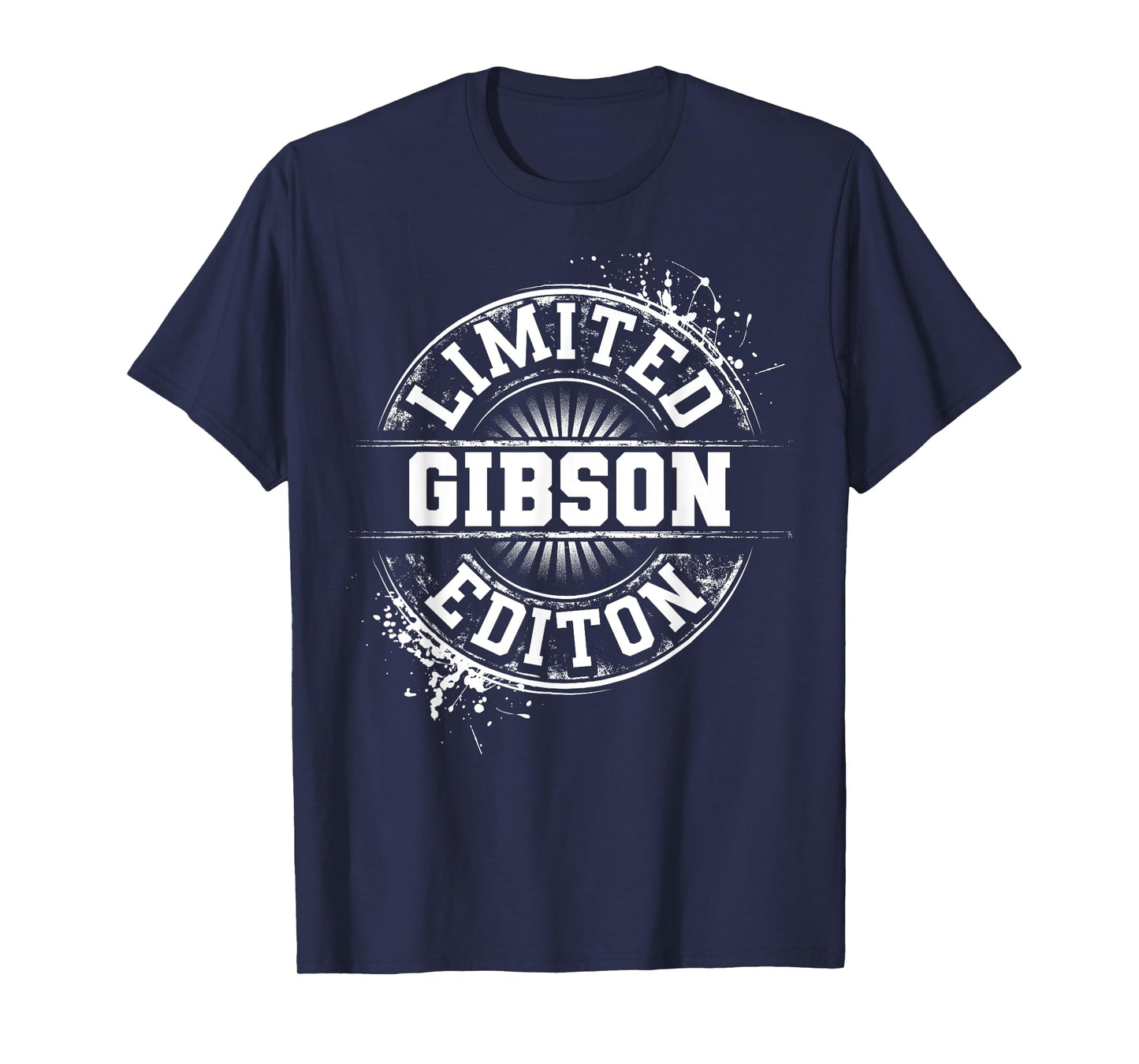 GIBSON Personalized Last Name Custom Lover Christmas Team T-Shirt