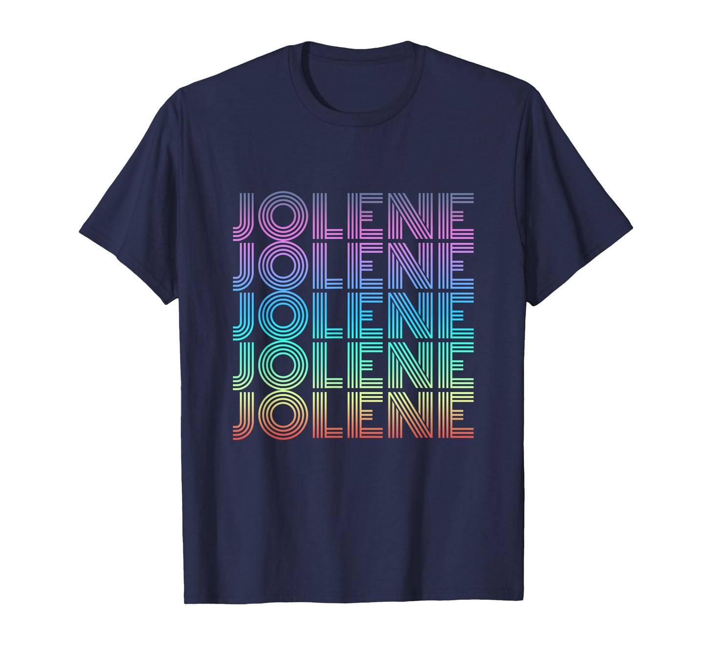 Jolene Retro Wordmark Pattern Vintage Style T-Shirt