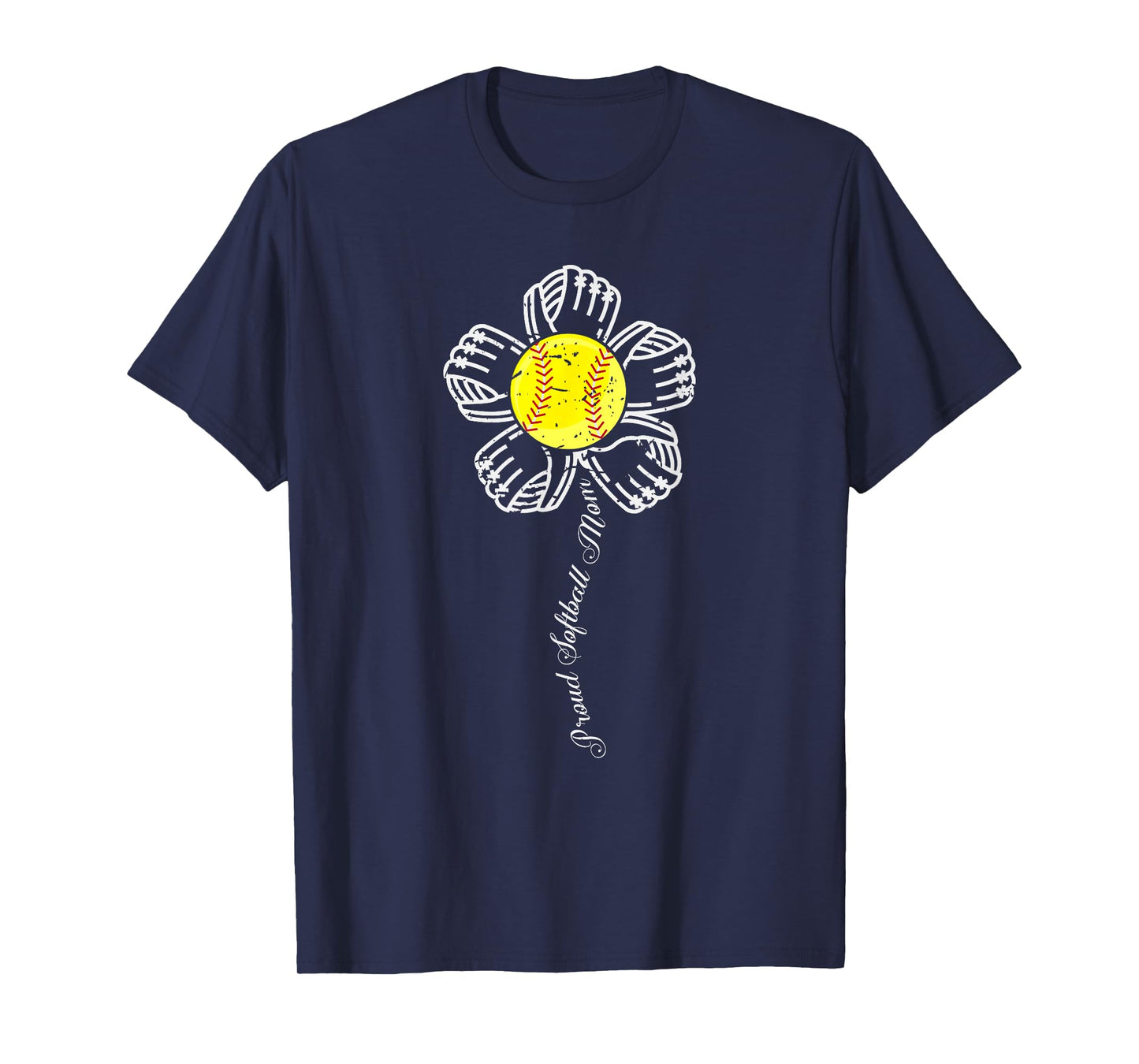 Proud Softball Mom Shirt Baseball Mother s Gift T-Shirt