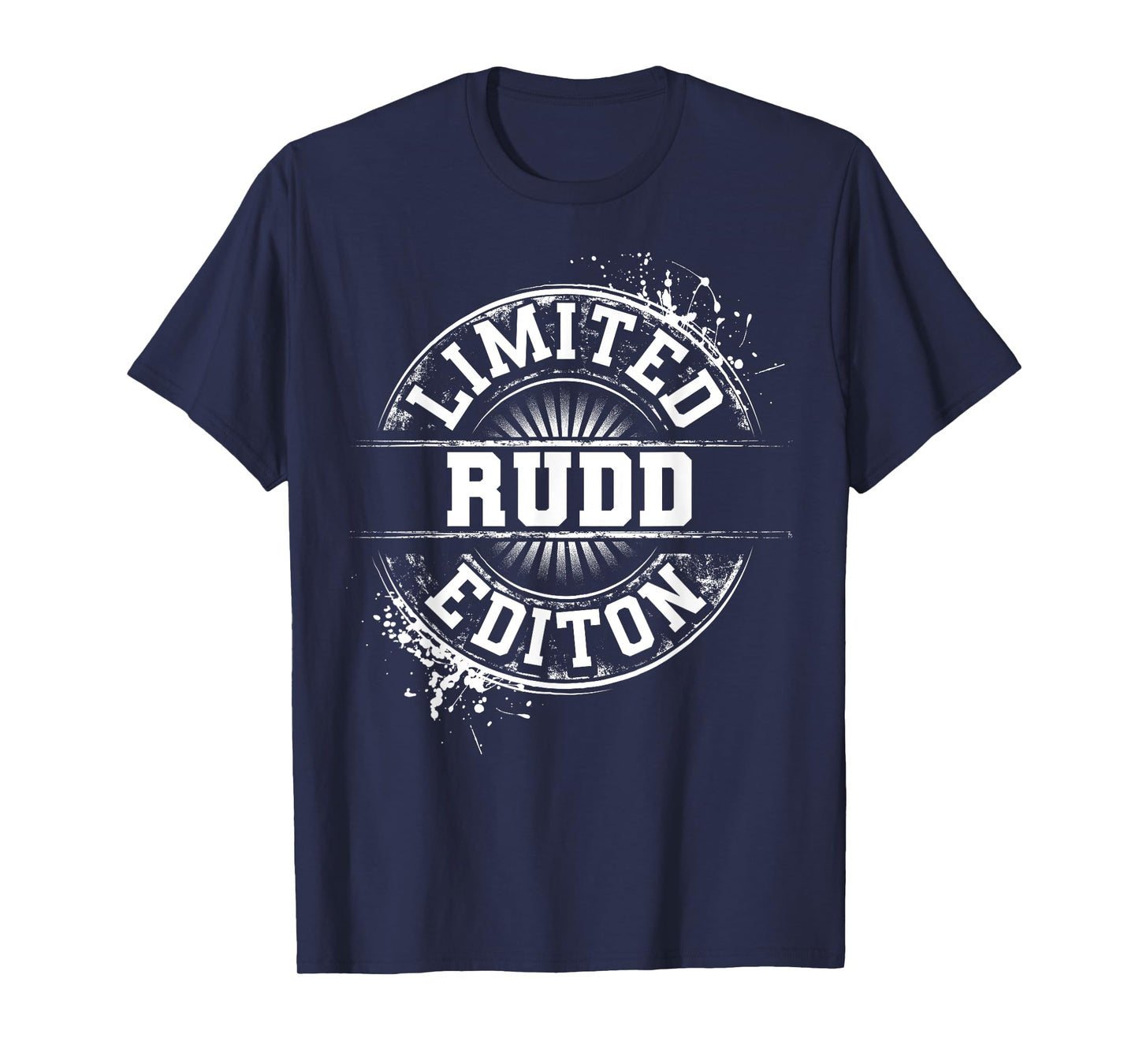RUDD Funny Surname Family Tree Birthday Reunion Gift Idea T-Shirt
