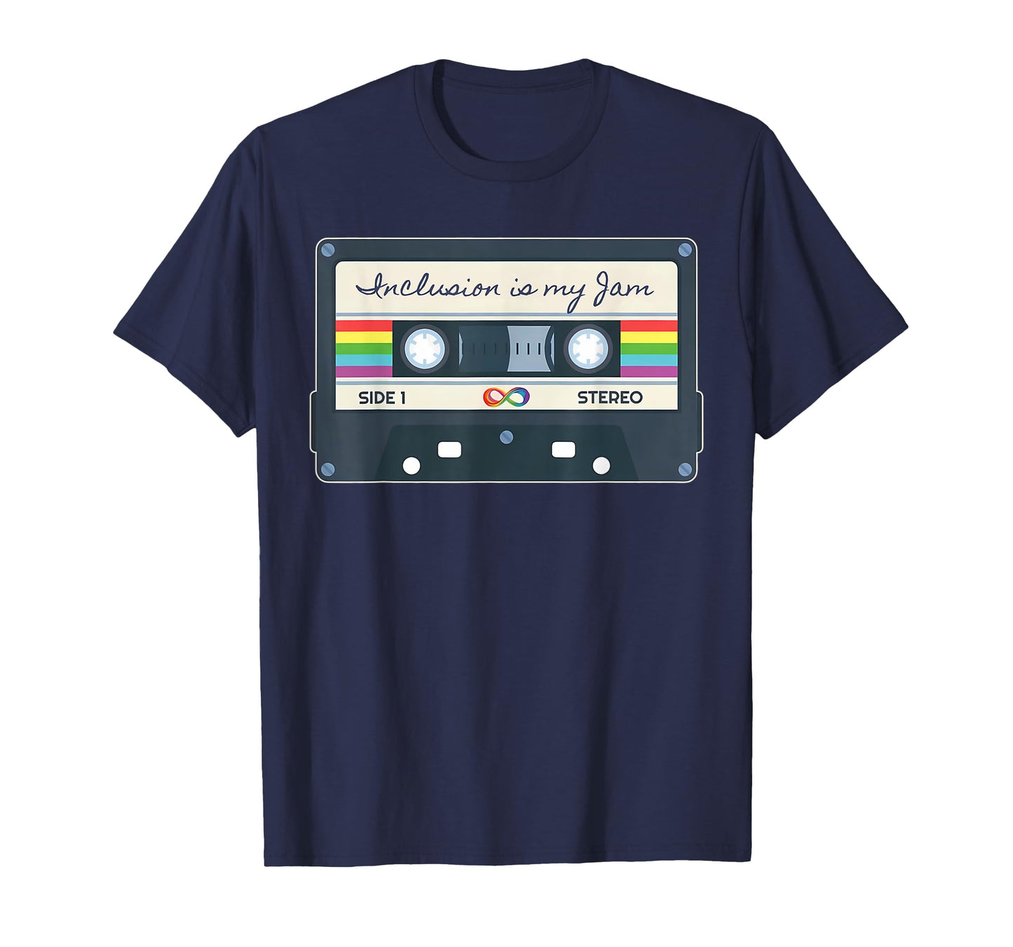 Autism Awareness Inclusion is My Jam SPED Teacher Cassette T-Shirt