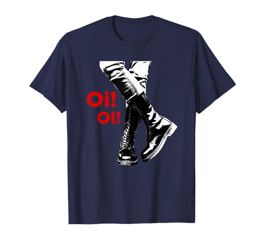 "Oi Oi" Skinhead, Ska, Street Punk, Hardcore Punk T-Shirt