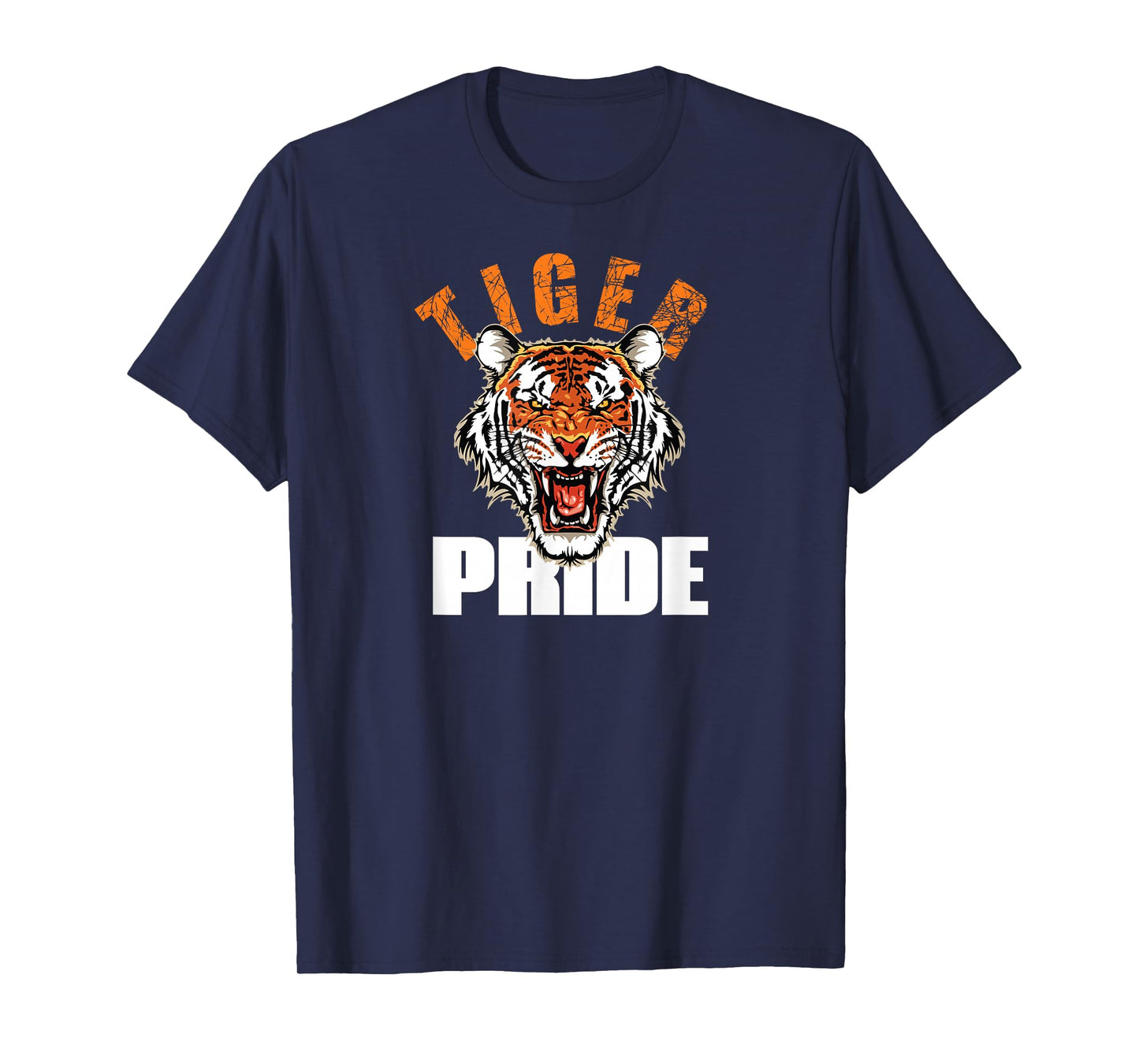 Tiger Pride Retro Vintage Tigers Mascot School Sports Team T-Shirt