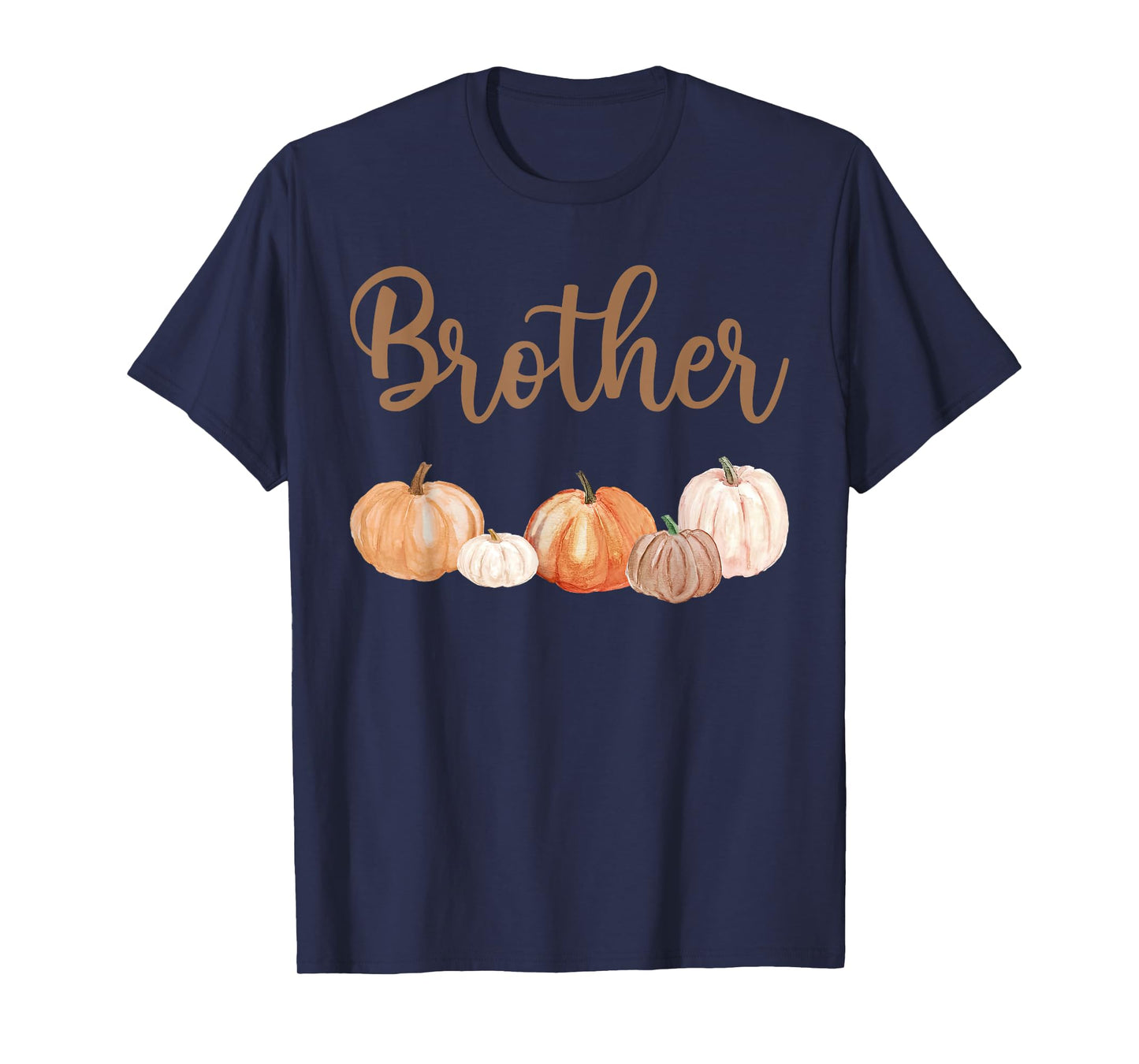 Brother of Little Pumpkin First Birthday Autumn Pumpkin T-Shirt