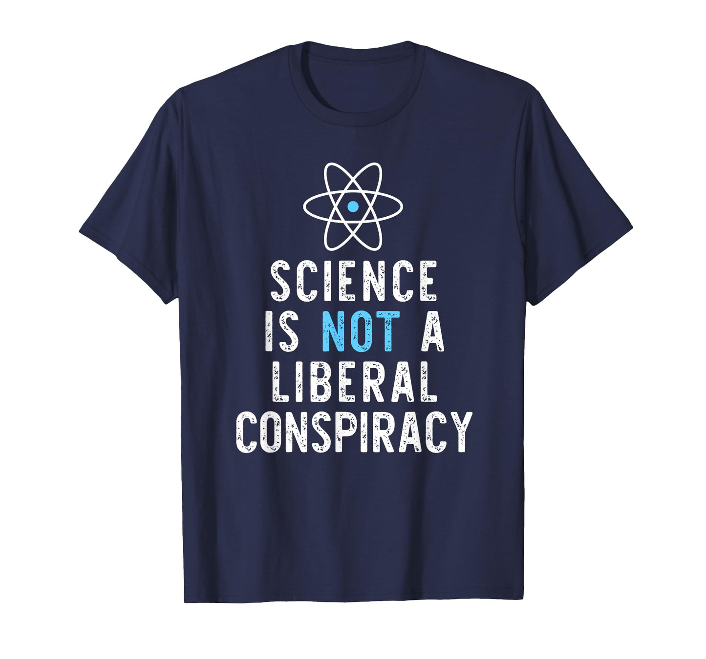 Science Is Not A Liberal Conspiracy Funny Christmas T-Shirt