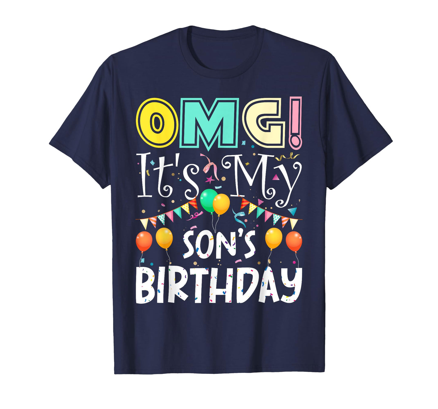 OMG! It's My Son's Birthday Cool Party T-Shirt