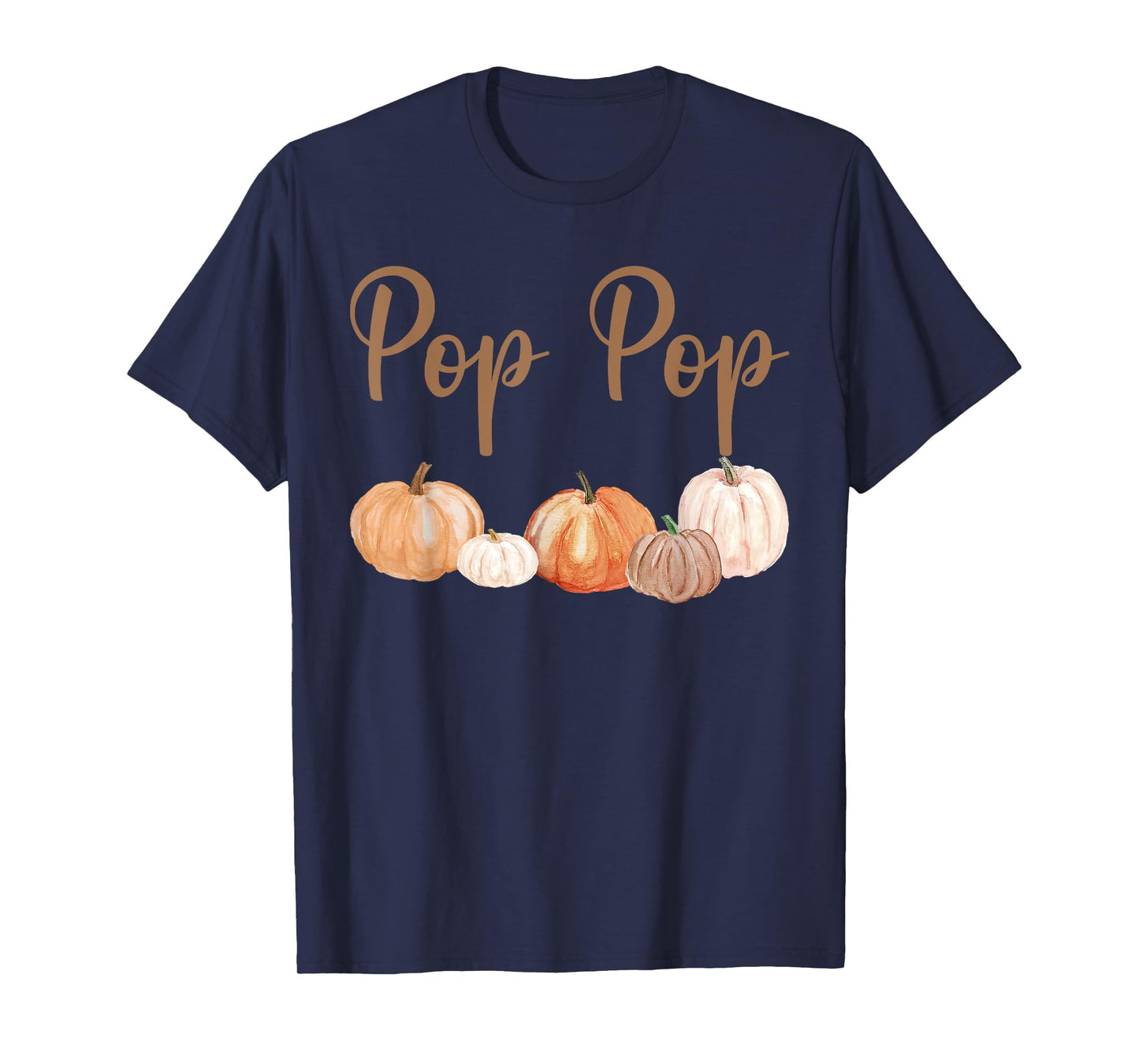 Pop Pop of Little Pumpkin First Birthday Autumn Pumpkin T-Shirt