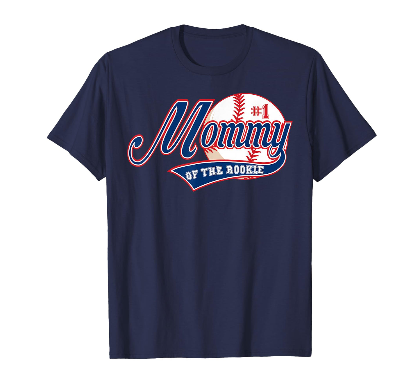 Mommy of Rookie 1st Birthday Baseball Theme Matching Party T-Shirt
