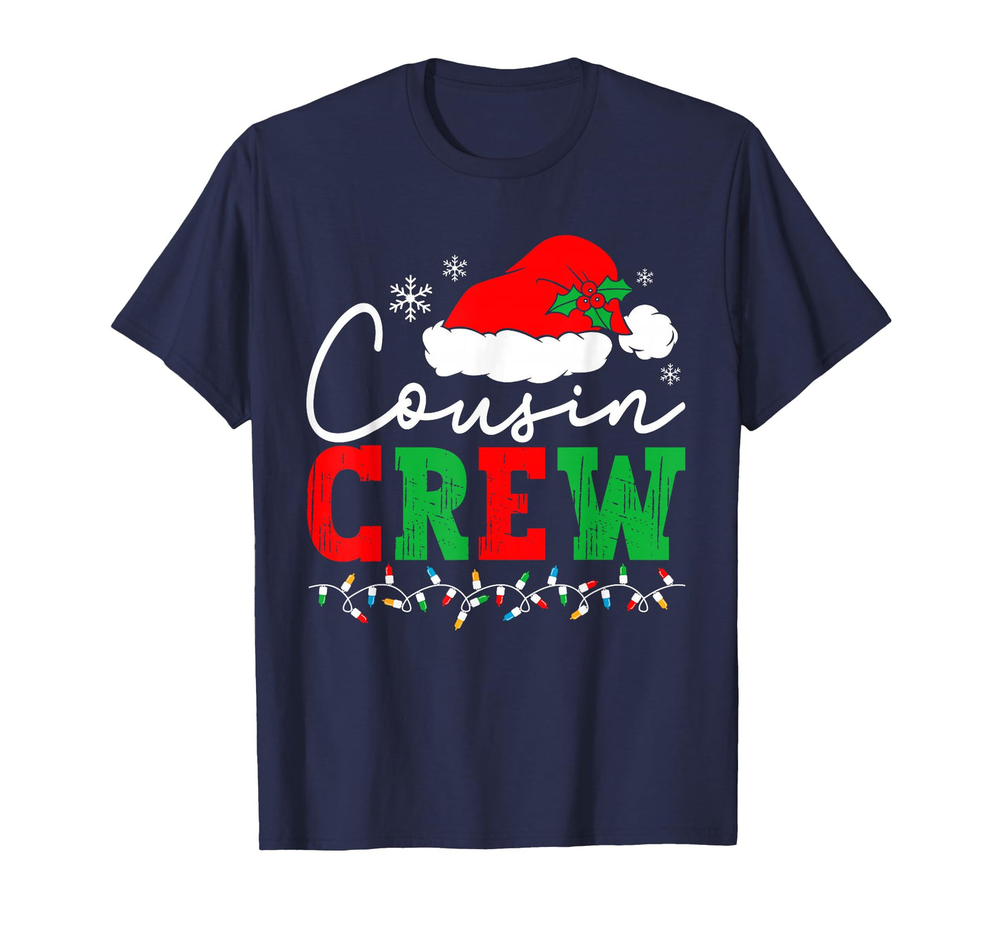 Cousin Crew Christmas Shirts Matching Pajamas for Kids Adult T-Shirt