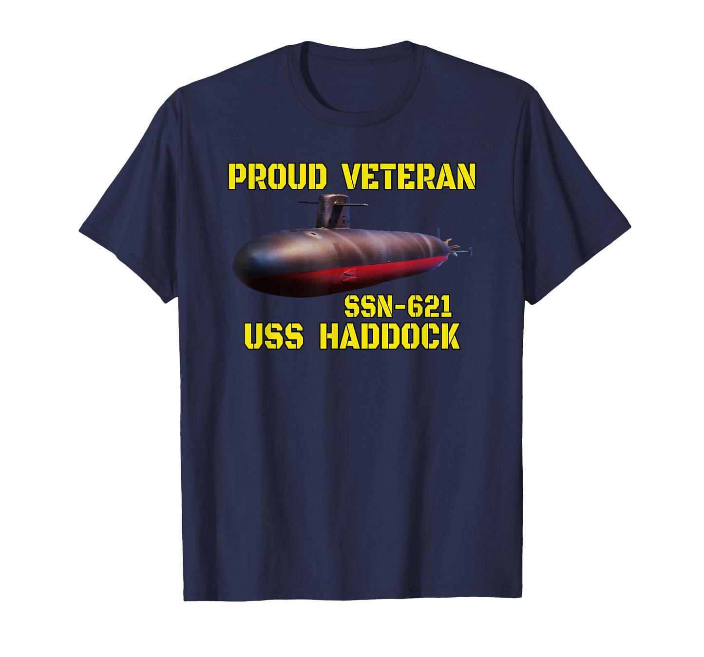 USS Haddock SSN-621 Submarine Veterans Day Father Grandpa T-Shirt