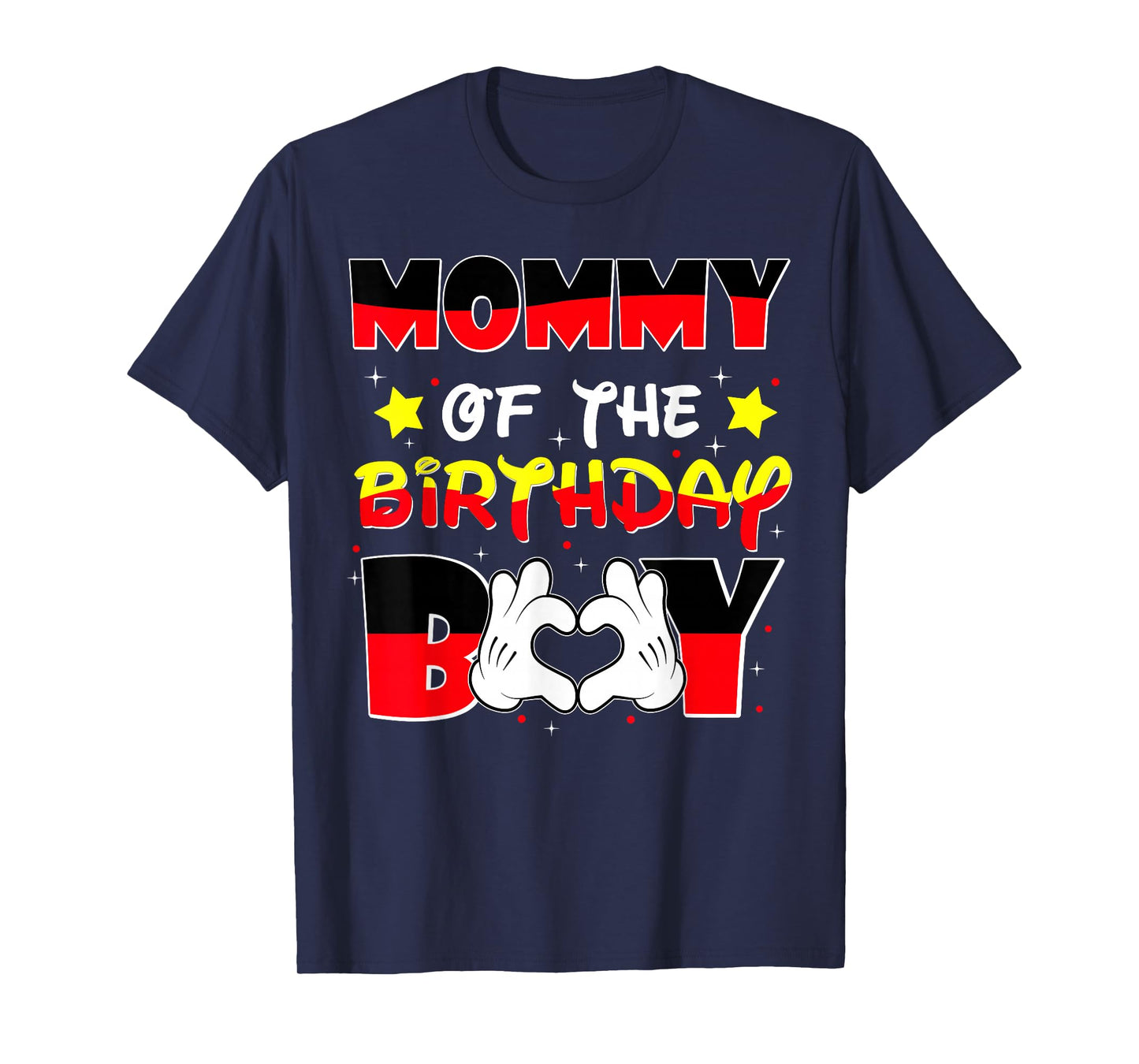 Mommy of The Birthday Boy Shirt Matching Mom Son Family Bday T-Shirt