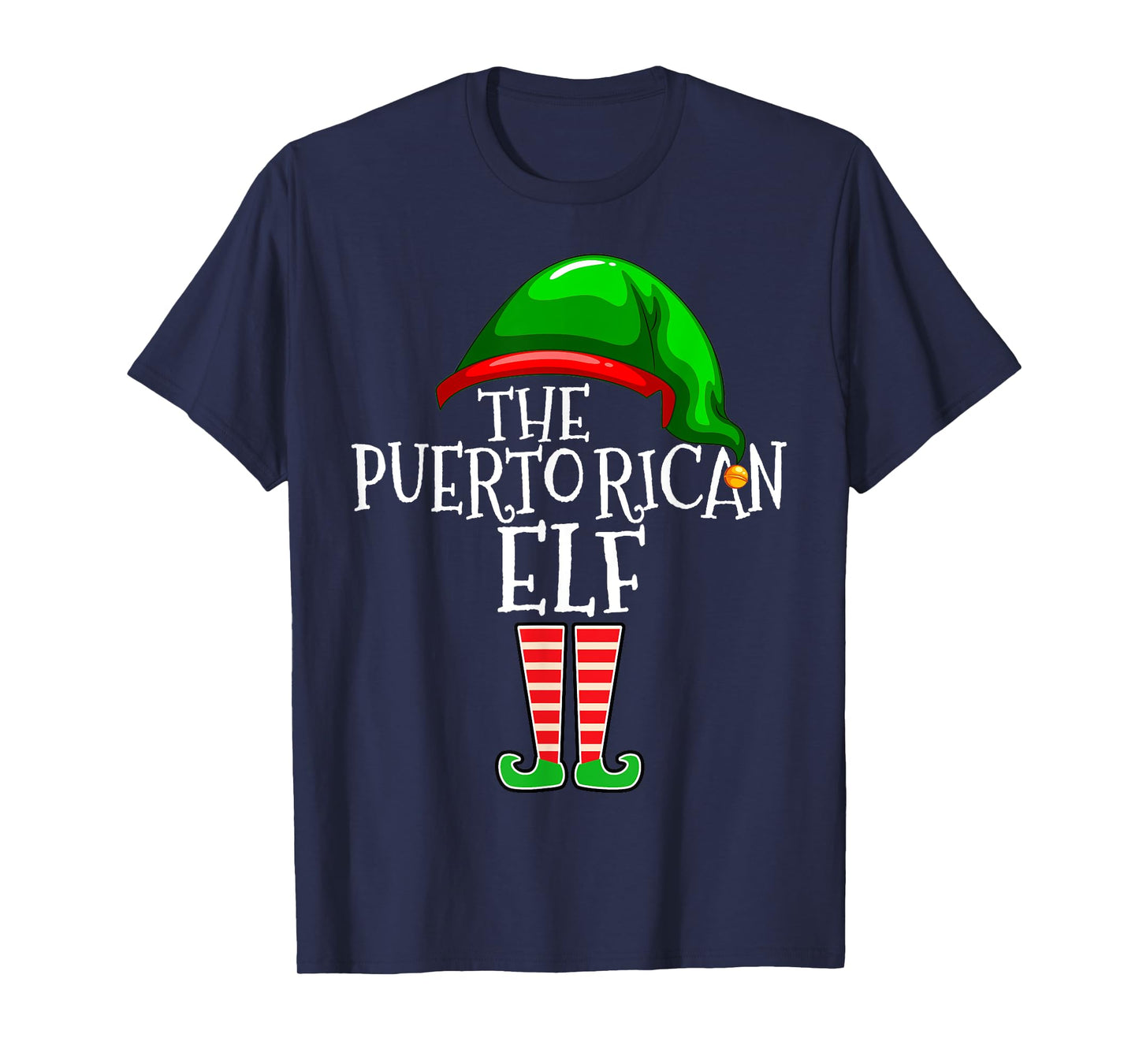 Puerto Rican Elf Family Matching Group Christmas Gift Funny T-Shirt
