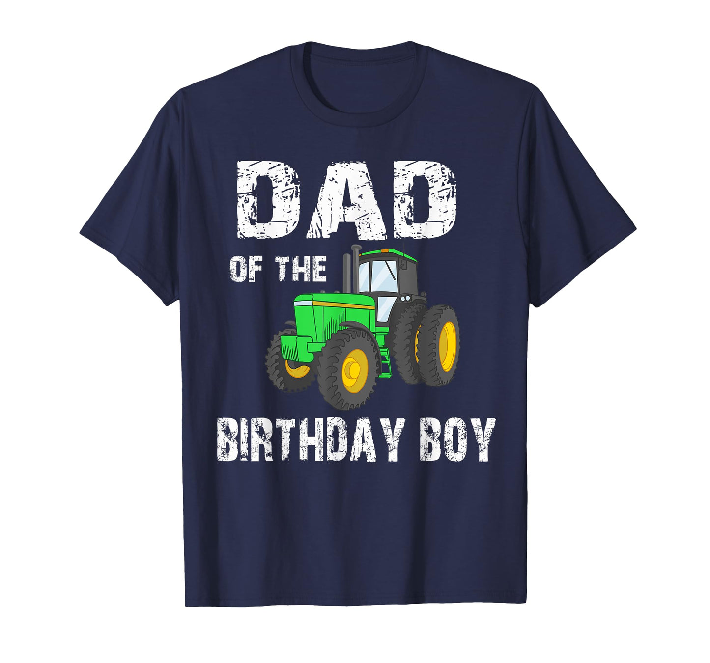 Dad of the Birthday Boy Vintage Farm Tractor Party family T-Shirt