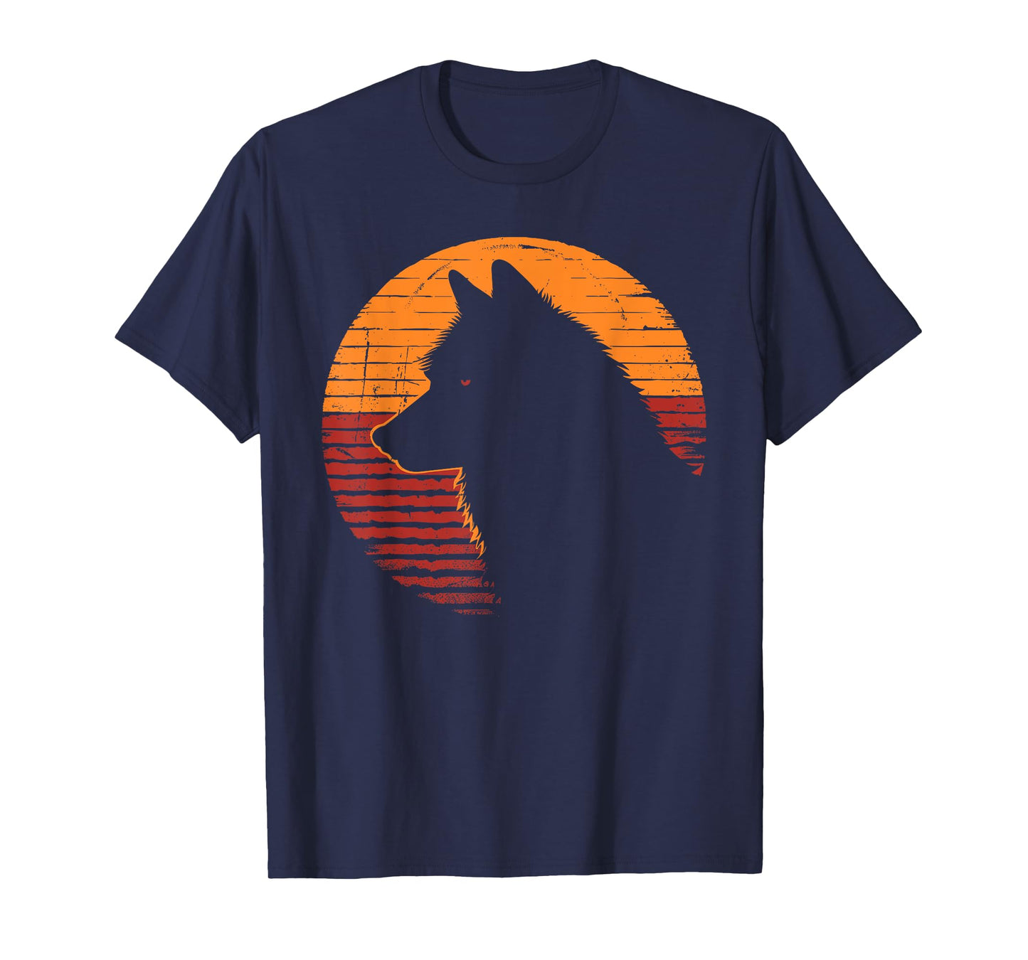 Wolf Retro Vintage 80s 90s - Wolf Wild Animals Lover Gift T-Shirt