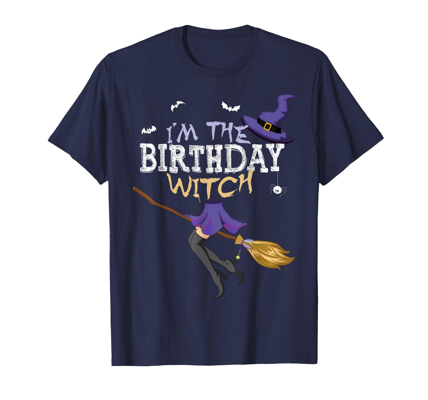 Funny Halloween I'm the Birthday Witch Matching Group T-Shirt