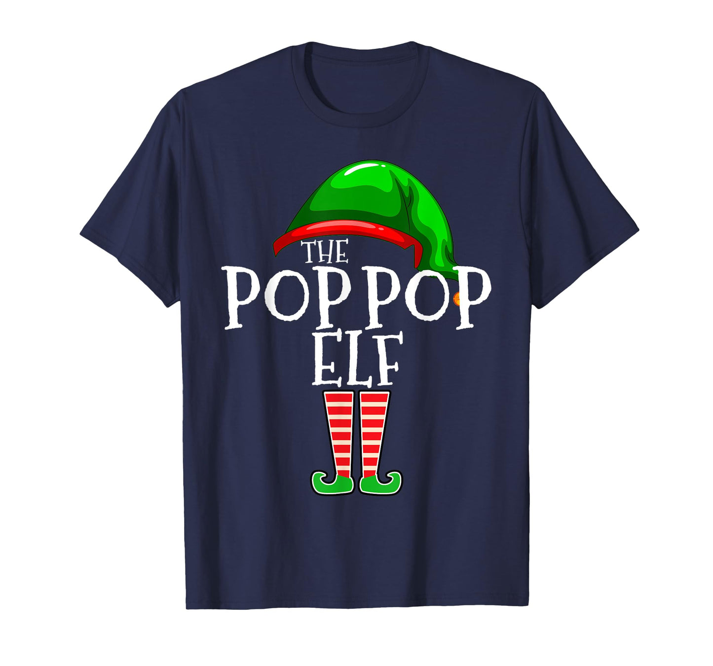Pop Pop Elf Group Matching Family Christmas Gift Grandpa Set T-Shirt