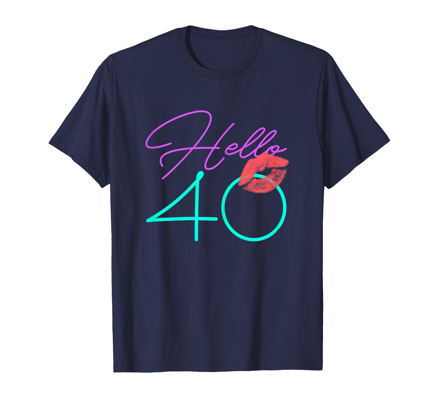 40th Birthday Funny Pink Women Gift T-Shirt