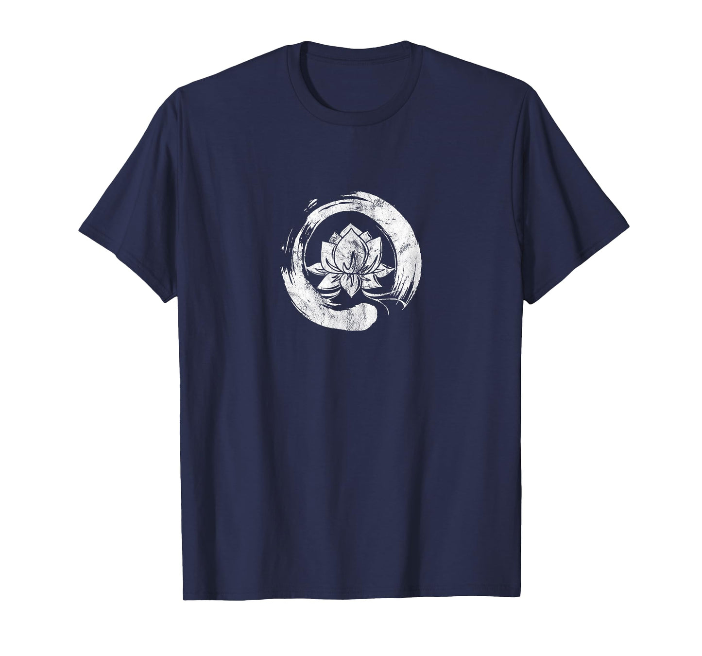Enso Zen Circle of Enlightenment Lotus Vintage T-shirt T-Shirt
