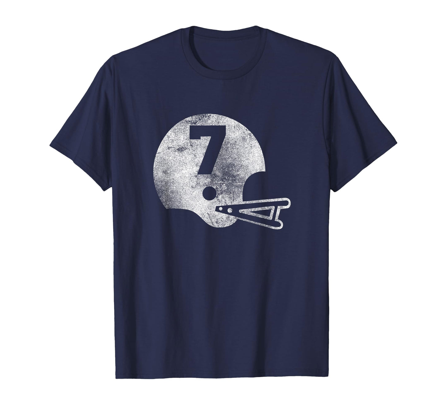 Vintage Football Jersey Number 7 T-Shirt Player Number T-Shirt