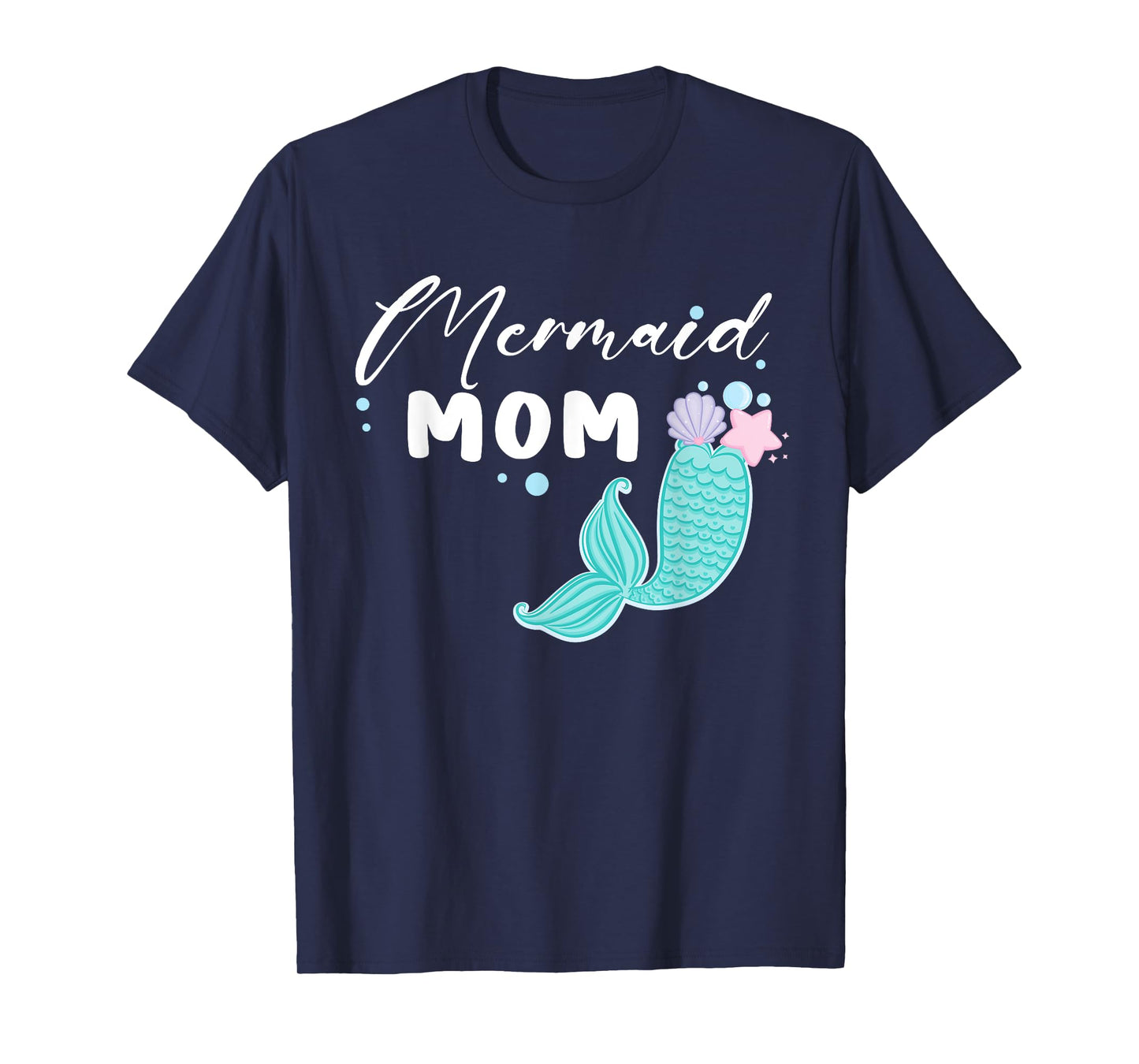Funny Mom Mermaid Matching Family Party Mother's Day T-Shirt
