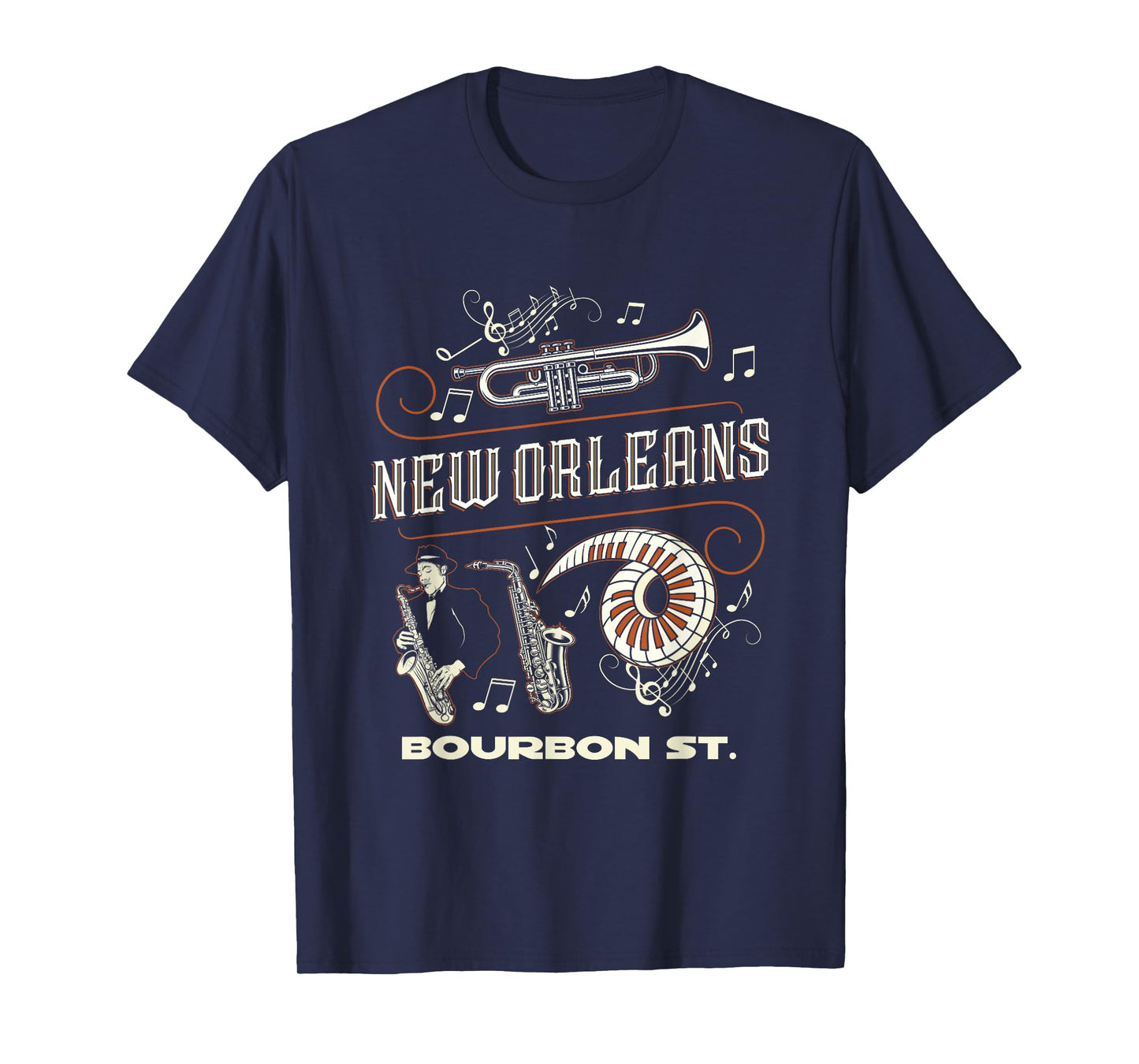 New Orleans Louisiana Jazz Festival Vintage T-Shirt