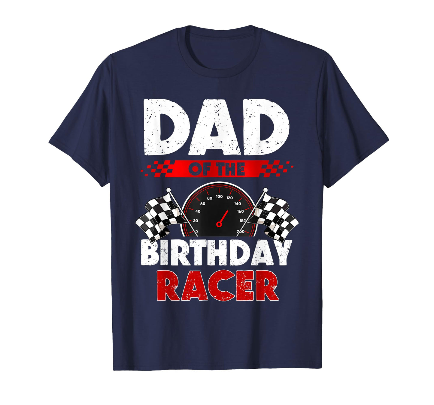 Dad of The Birthday Racer Race Car Party Matching Family T-Shirt