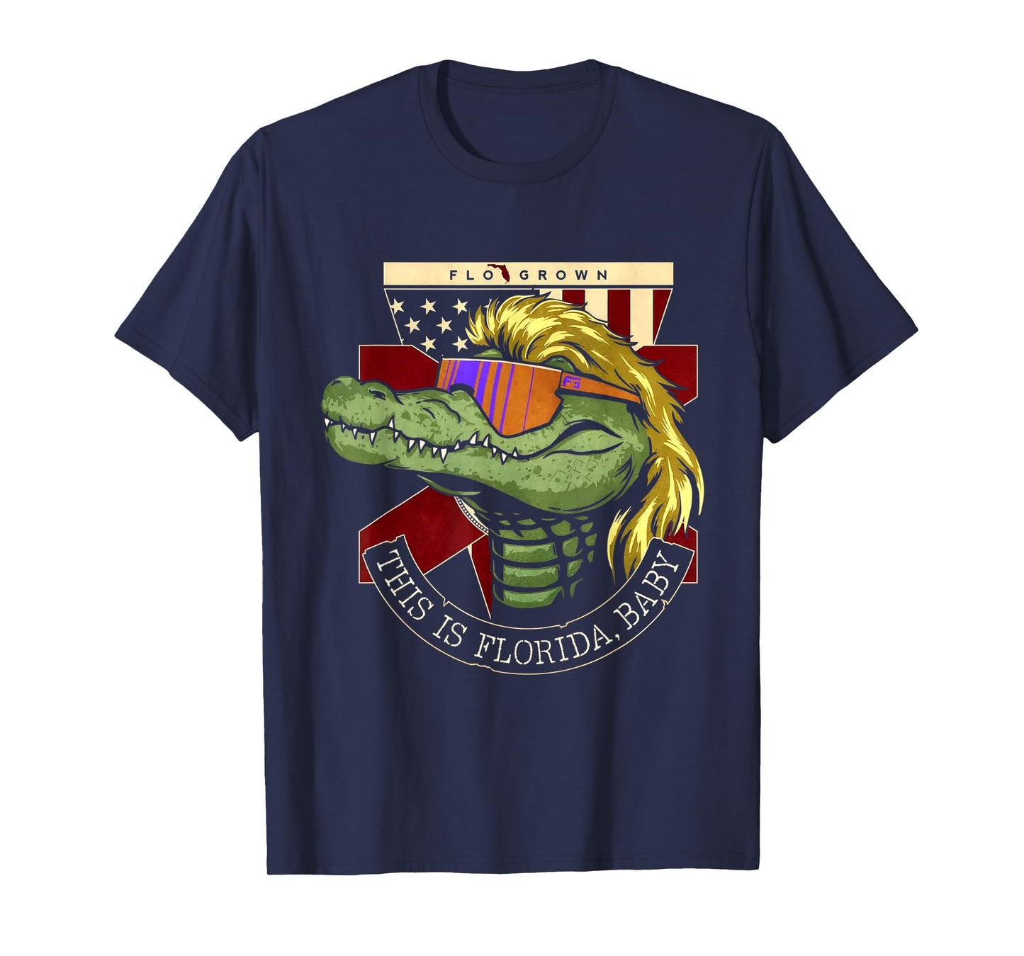 This Is Florida Baby Funny Crocodile T-Shirt