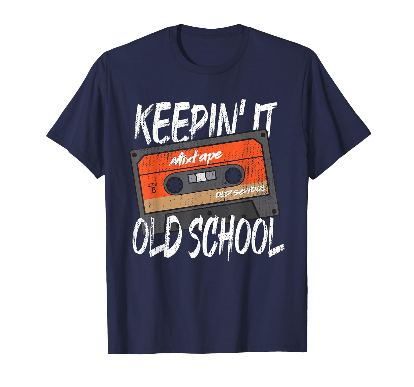 Old School Hip Hop 80s 90s Vintage Mixtape Cassette Tape T-Shirt