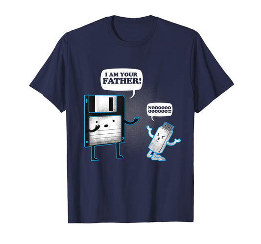 "I am your father" Floppy Disk & USB funny shirt T-Shirt