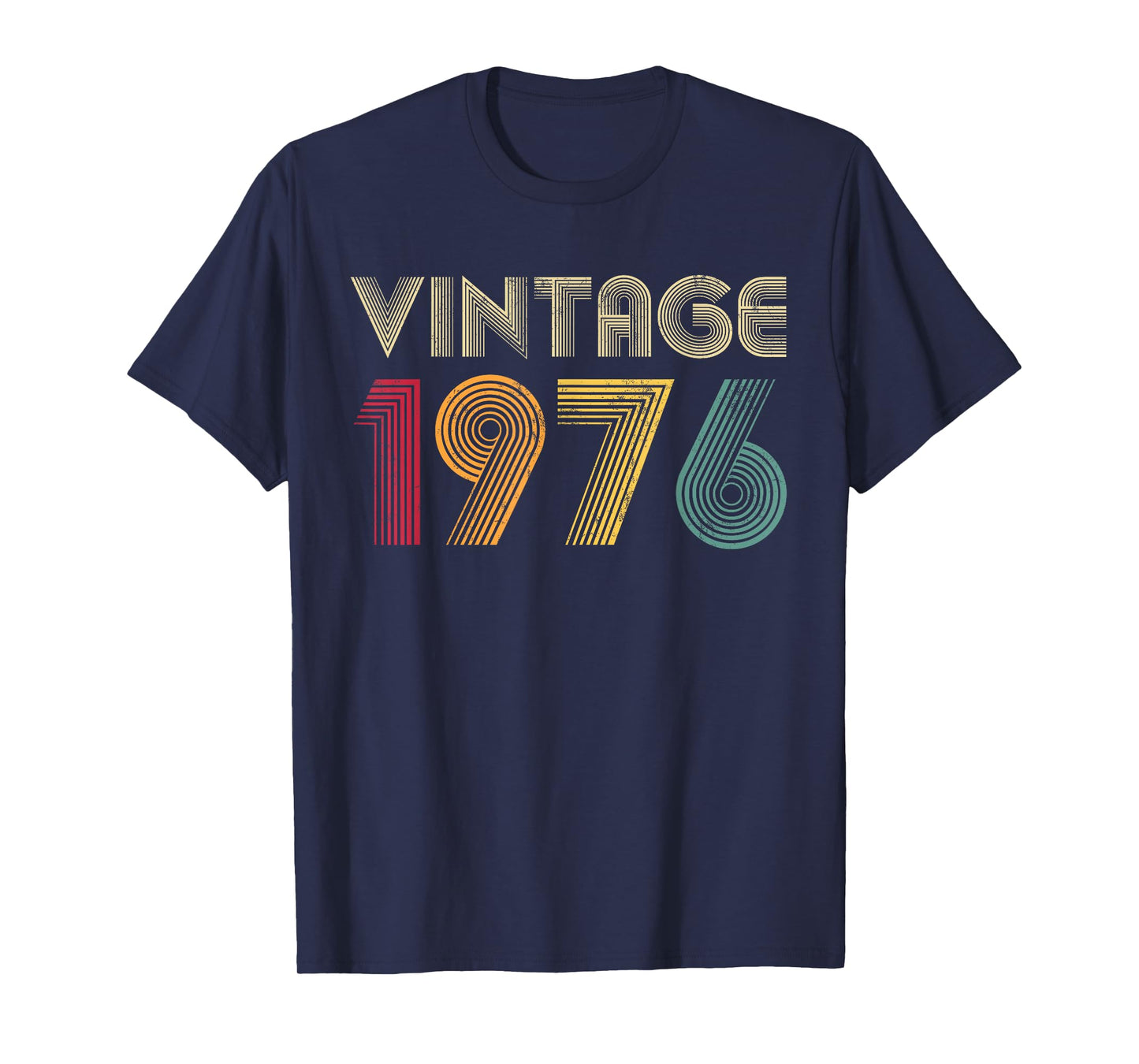 Vintage 1976 50th Birthday Retro Men Women 50 Years Old T-Shirt