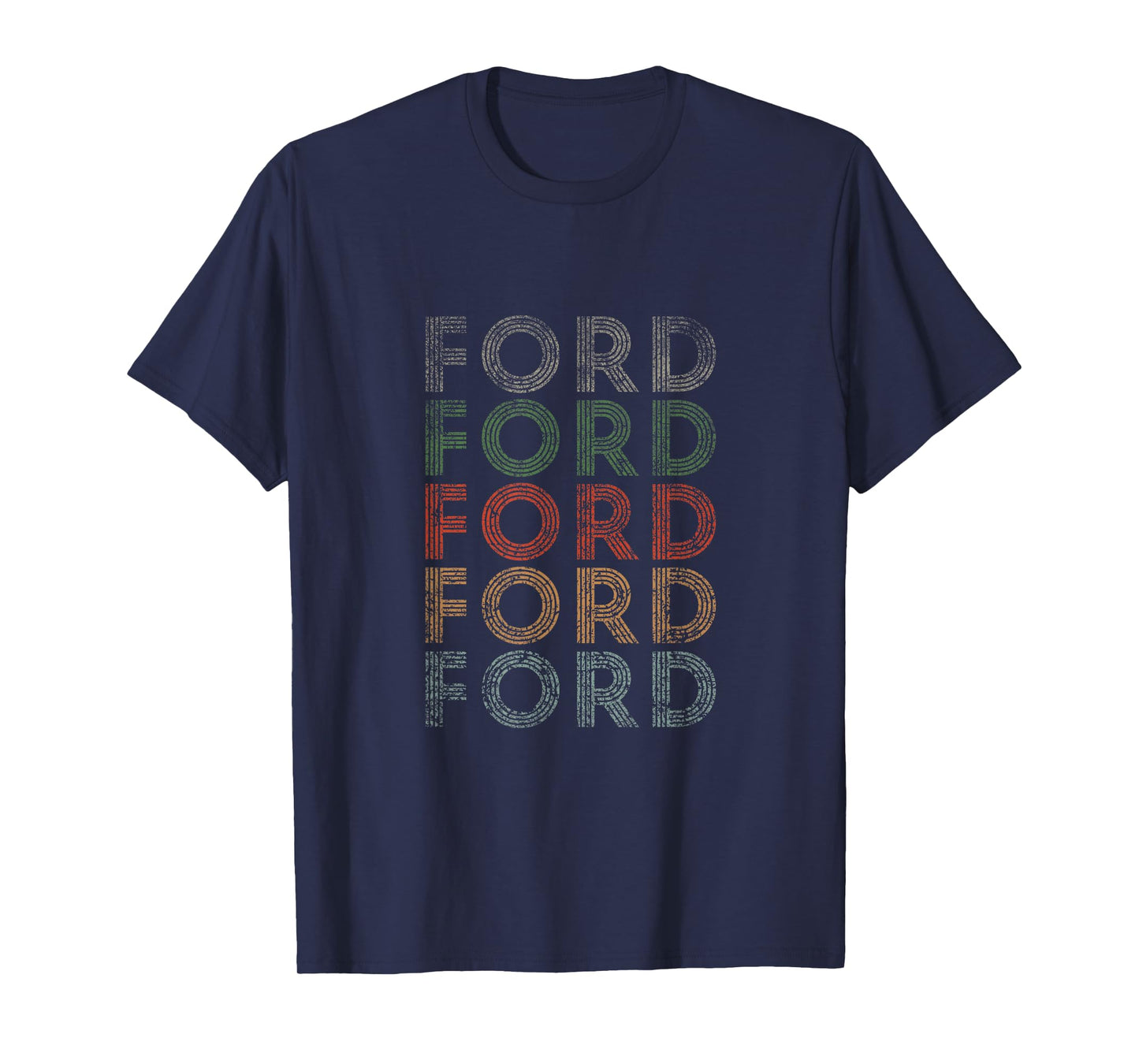 Ford First Name Grunge Style Vintage Retro T-Shirt