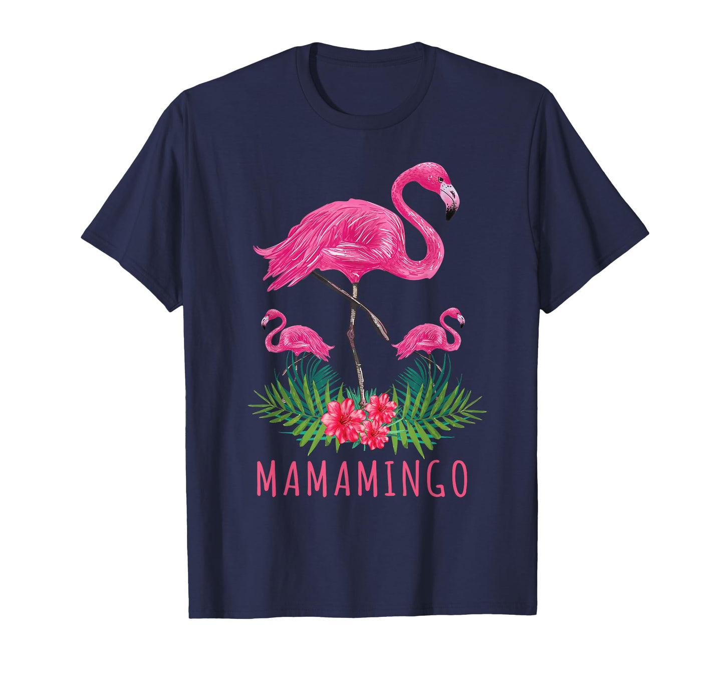 Cute Mothers Day Gift Funny Mom Flamingo With Kids Mamamingo T-Shirt