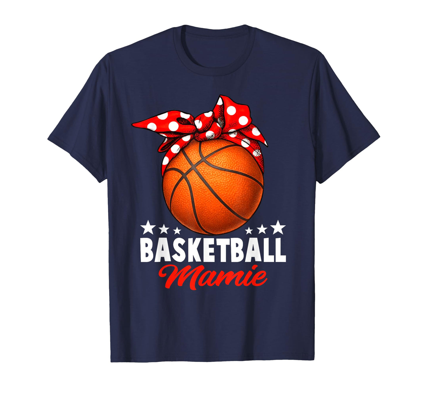 Basketball Mamie Women Mothers Day Funny Basketball T-Shirt
