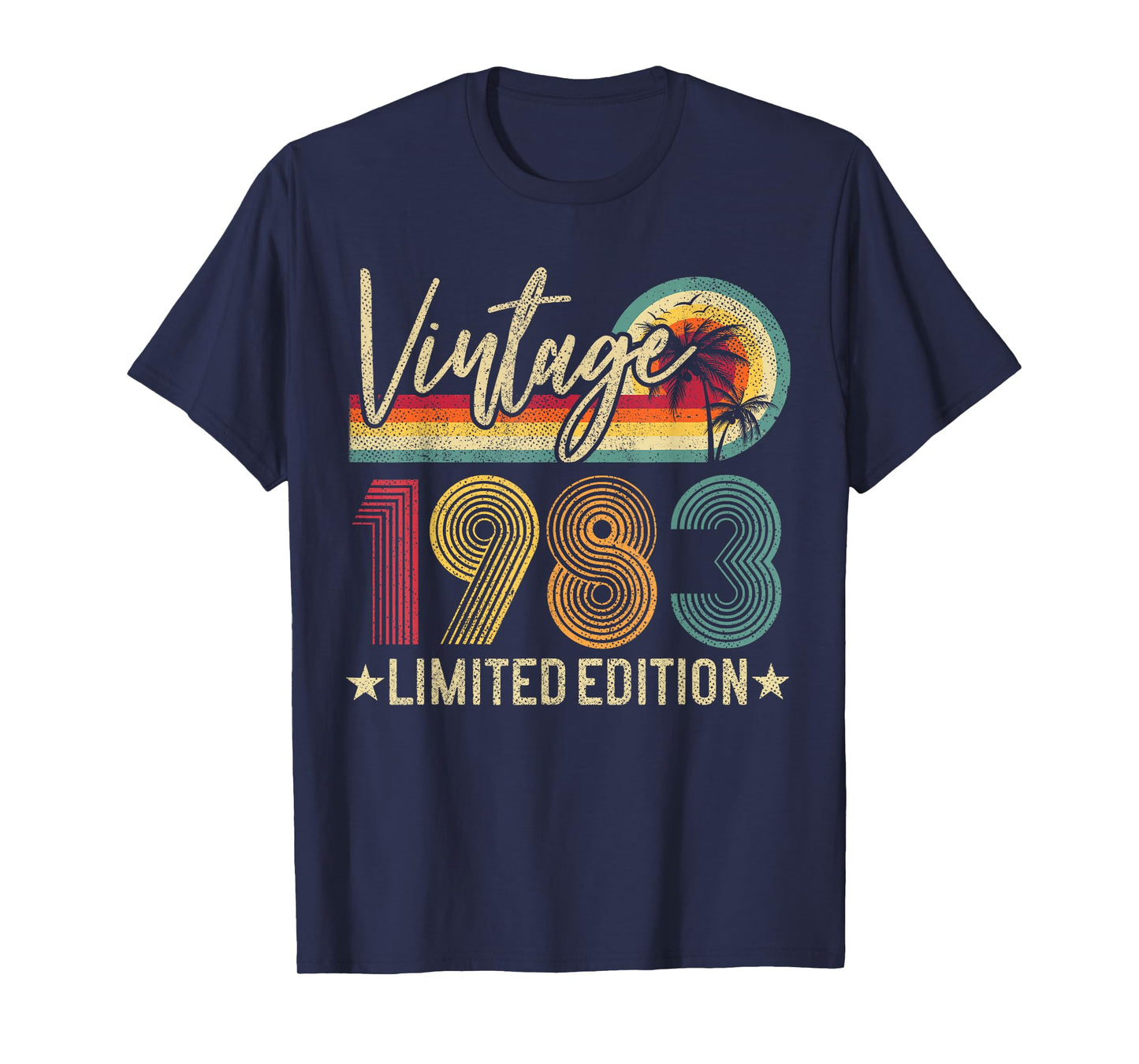 42nd Birthday Vintage 1983 42 Years Old Men Women T-Shirt