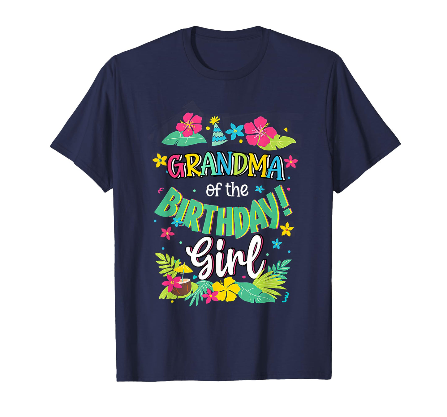 Grandma of the Birthday Girl shirt Aloha Hawaii Party 1st T-Shirt