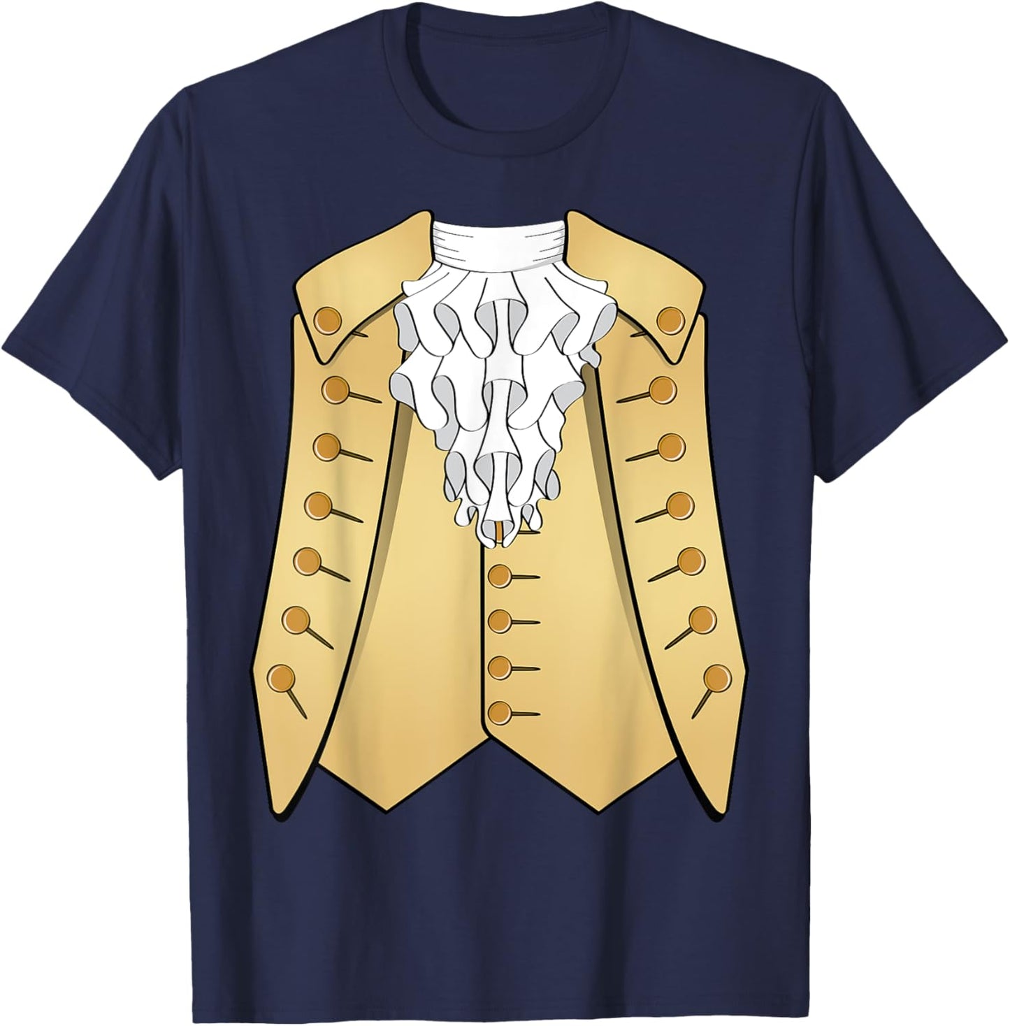 Colonial 18th Century Historic America Aristocrat Costume T-Shirt