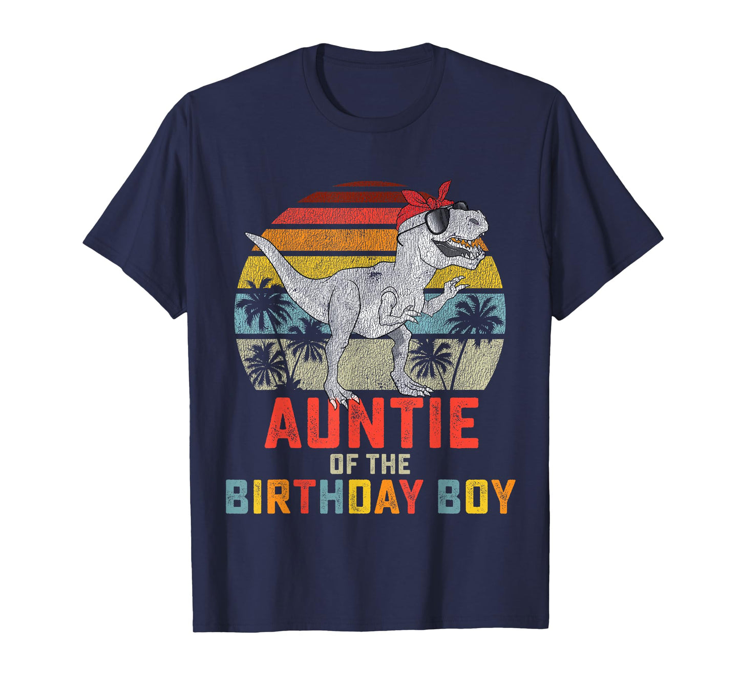 Auntie Dinosaur of the Birthday Boy Matching Family T-Shirt