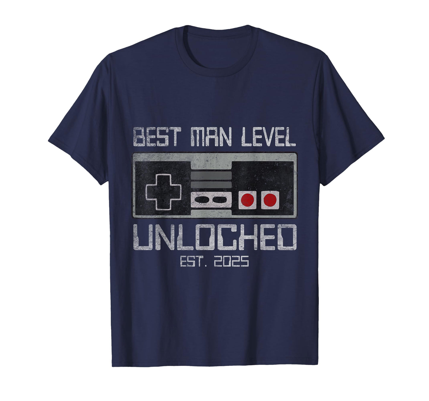 Best Man Bachelor Party 2025 Gamer Husband Wedding For Men T-Shirt