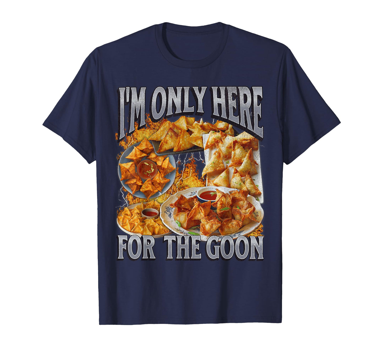 Funny Crab Rangoon Meme Bootleg Graphic T-Shirt