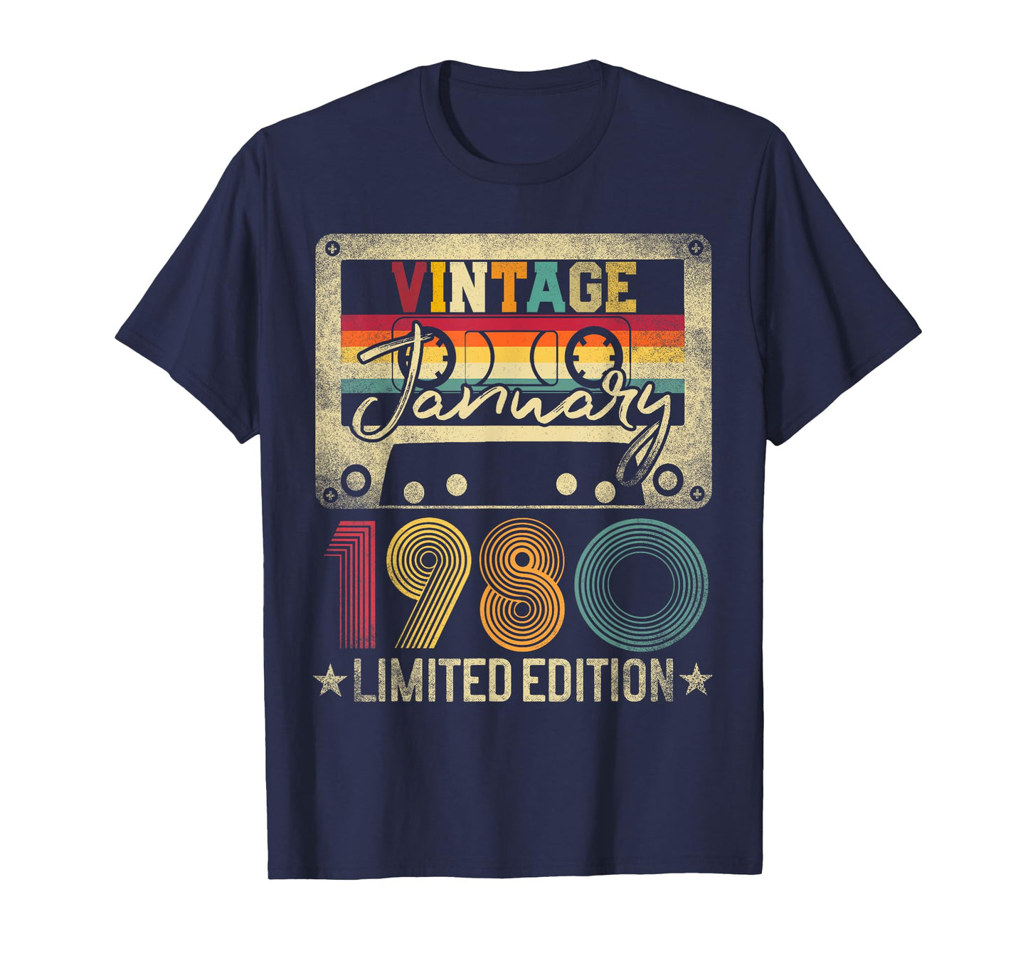 January 45th Birthday Gift Limited Edition 1980 Best Of T-Shirt