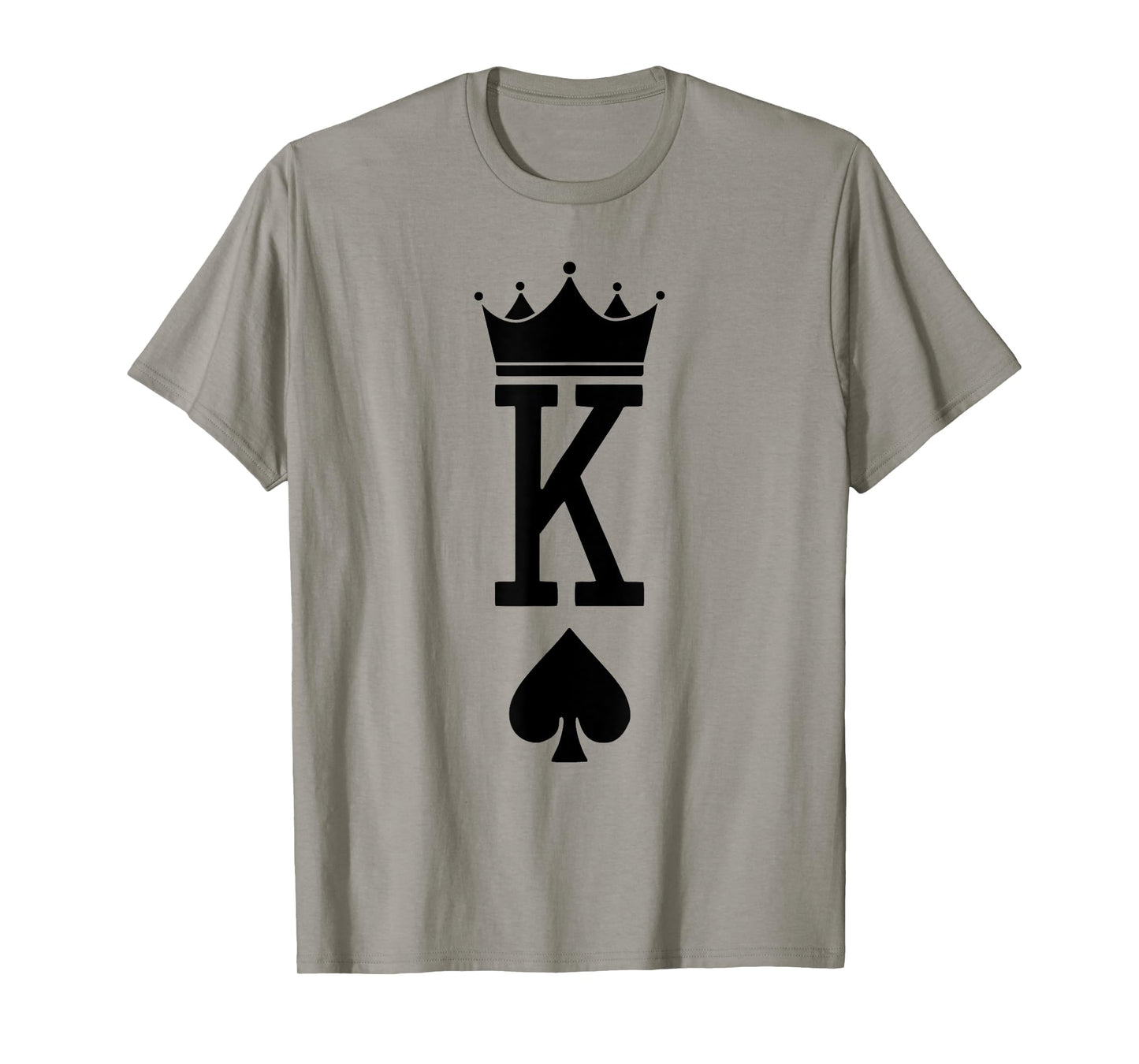 Mens King Spades Card Game Lover Dice Games Lover Card Symbols T-Shirt