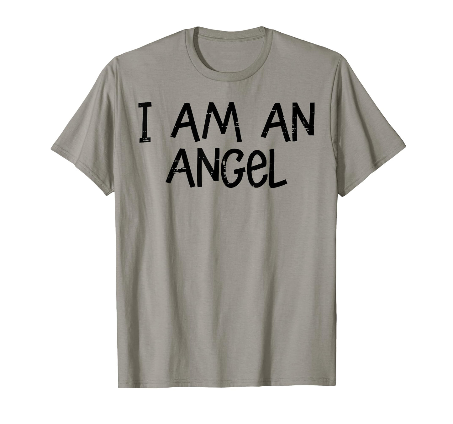 Halloween I Am an Angel Funny Lazy Costume Women Men Kids T-Shirt