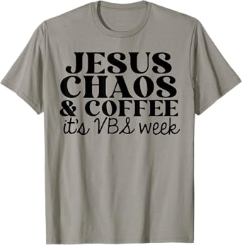 Jesus Chaos and Coffee VBS 2023 T-Shirt