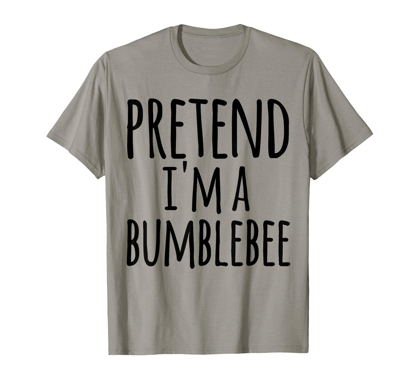 Funny Easy Lazy Halloween PRETEND I'M A BUMBLEBEE Costume T-Shirt